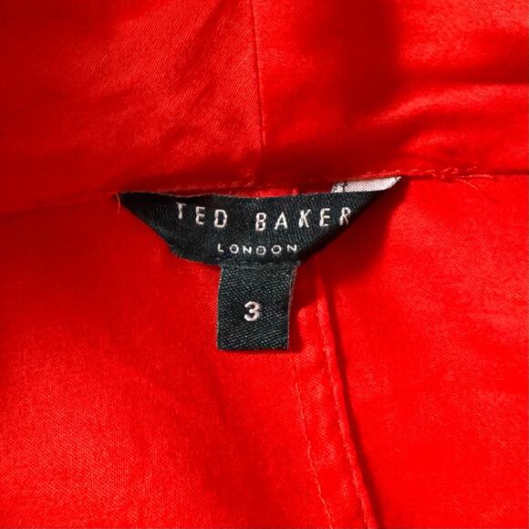 Ted Baker Red Mini Dress - Picture 5 of 6